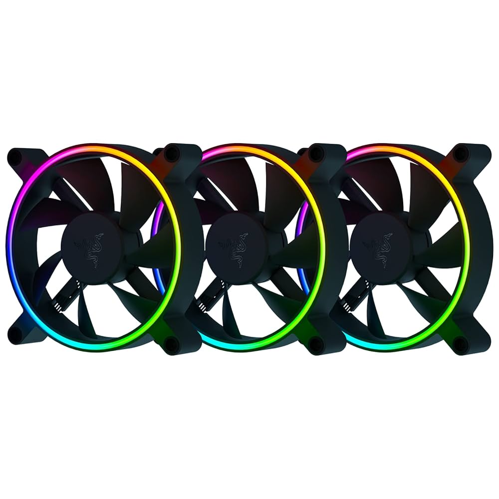Razer KUNAI CHROMA 120mmファン 3個入り Amazon.com: Razer Kunai Hydraulic 120MM aRGB PC Fan: Quiet
